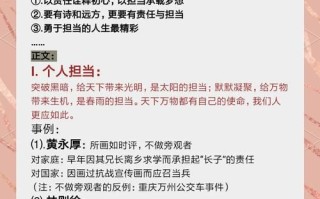 什么是责任与担当_如何培养责任与担当