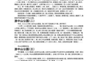 中山公园有什么好玩的_中山公园作文怎么写