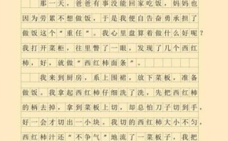 小学生怎么写做饭作文_做饭作文400字怎么写