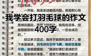 打羽毛球作文怎么写_打羽毛球作文开头怎么写