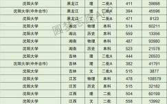 沈阳大学录取分数线是多少_2024年最新数据