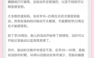 孕妇28周胎动频繁正常吗_胎动频繁原因