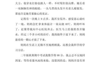 夸夸我的妈妈作文怎么写_如何描写妈妈的闪光点