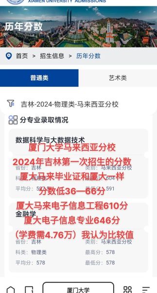 厦门大学马来西亚分校分数线_2024年最新录取要求-第1张图片-星辰妙记 厦门大学马来西亚分校分数线_2024年最新录取要求-第1张图片-星辰妙记