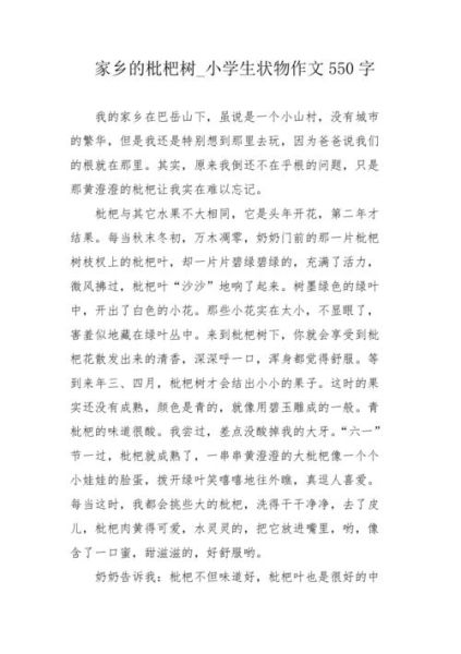 枇杷树作文怎么写_枇杷树作文写作技巧-第3张图片-星辰妙记 枇杷树作文怎么写_枇杷树作文写作技巧-第3张图片-星辰妙记