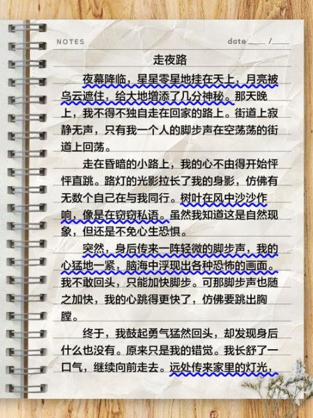 走夜路作文怎么写_走夜路作文写作技巧-第2张图片-星辰妙记