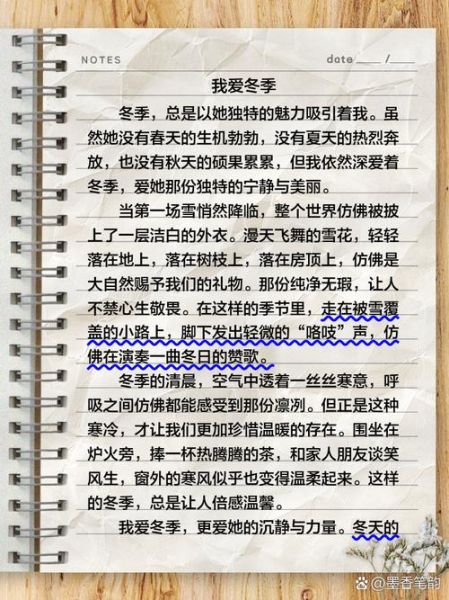 我爱冬季作文怎么写_冬天作文600字优秀范文-第1张图片-星辰妙记