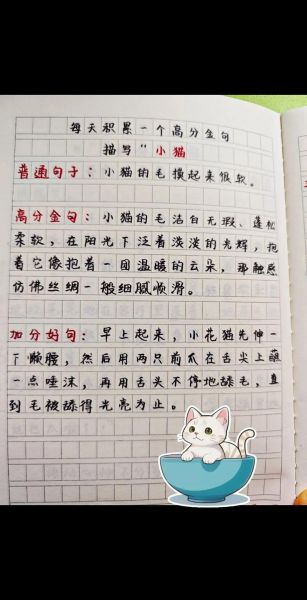 三年级写猫的作文怎么写_描写小猫的作文技巧-第2张图片-星辰妙记