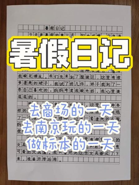 暑假400字作文怎么写_暑假作文400字优秀范文-第2张图片-星辰妙记