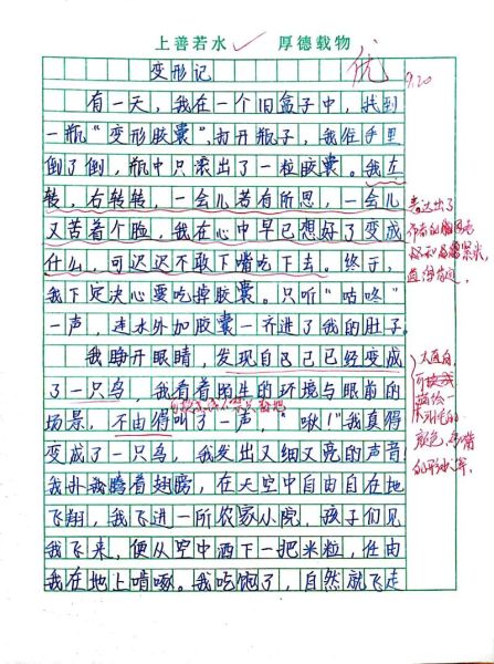 六年级优秀作文怎么写_如何写出生动细节-第1张图片-星辰妙记