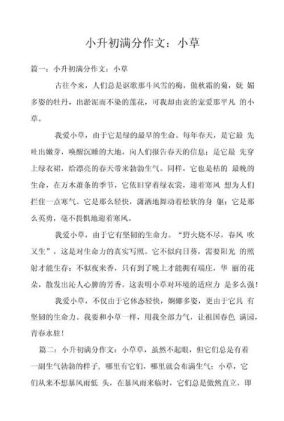 小草作文开头怎么写_小学生如何描写小草-第1张图片-星辰妙记 小草作文开头怎么写_小学生如何描写小草-第1张图片-星辰妙记