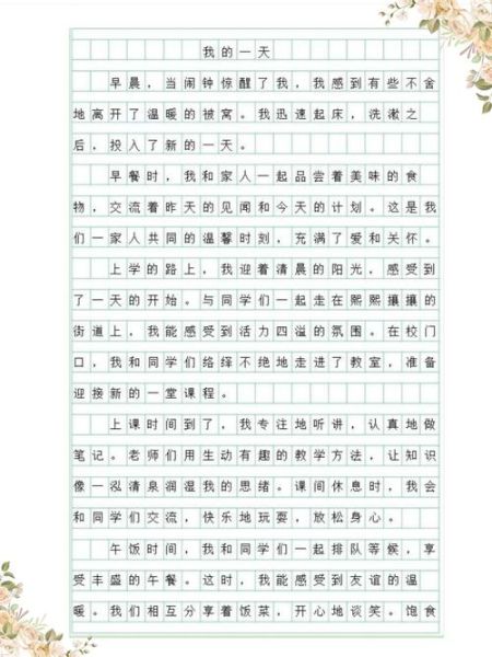 我的一天怎么过_小学生作文怎么写-第3张图片-星辰妙记