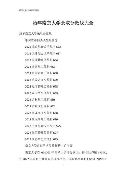 南京大学专业排名_南京大学录取分数线-第1张图片-星辰妙记