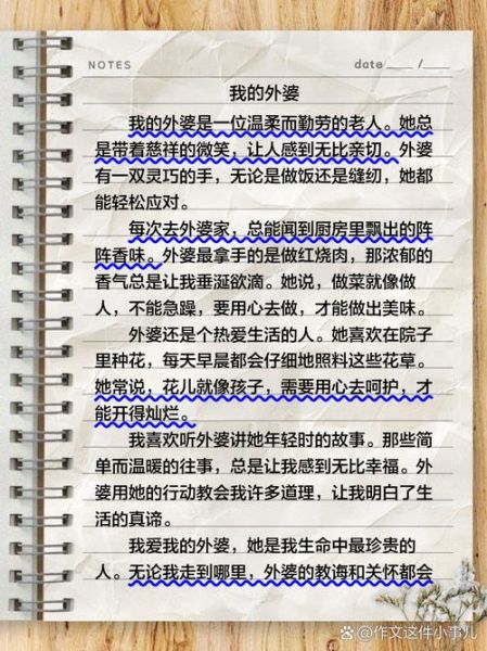 我的姥姥300字作文怎么写_我的姥姥作文开头怎么写-第1张图片-星辰妙记