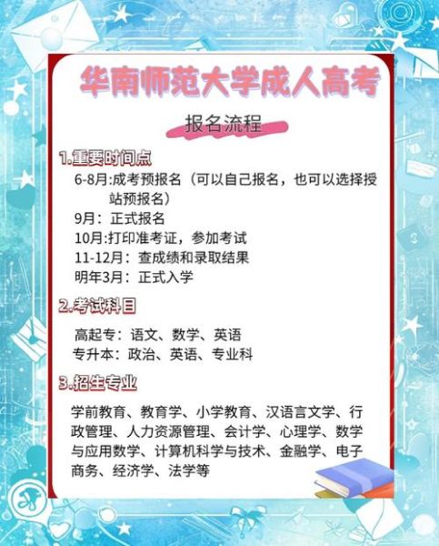 华南师范大学招生网_如何报名-第2张图片-星辰妙记