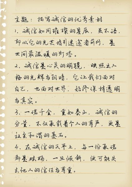 什么是诚信_如何培养诚信品质-第3张图片-星辰妙记 什么是诚信_如何培养诚信品质-第3张图片-星辰妙记