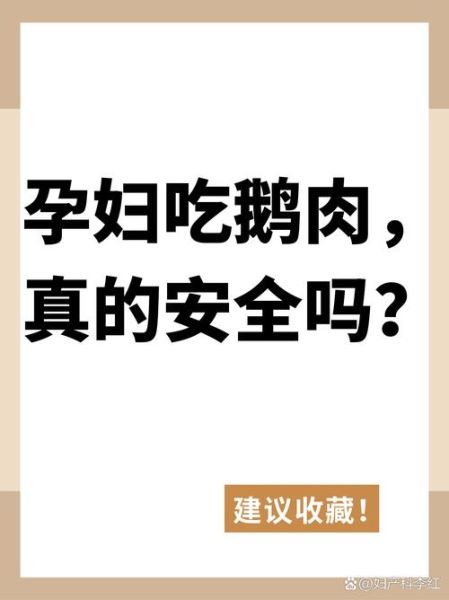 孕妇可以吃鹅吗_孕期吃鹅肉安全吗-第1张图片-星辰妙记