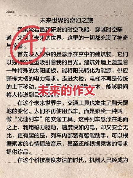 未来作文怎么写_未来世界会变成什么样-第2张图片-星辰妙记 未来作文怎么写_未来世界会变成什么样-第2张图片-星辰妙记
