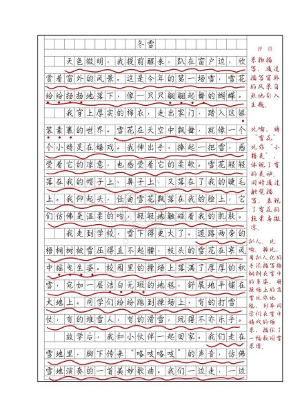 冬天作文300字怎么写_冬天作文300字优秀范文-第3张图片-星辰妙记