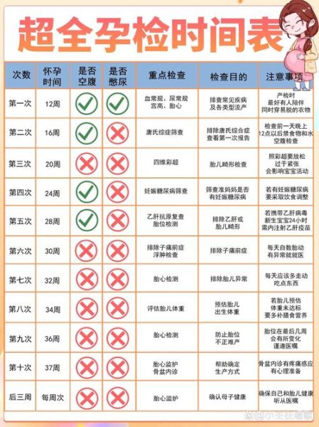 孕妇产检时间表_第一次产检什么时候-第1张图片-星辰妙记