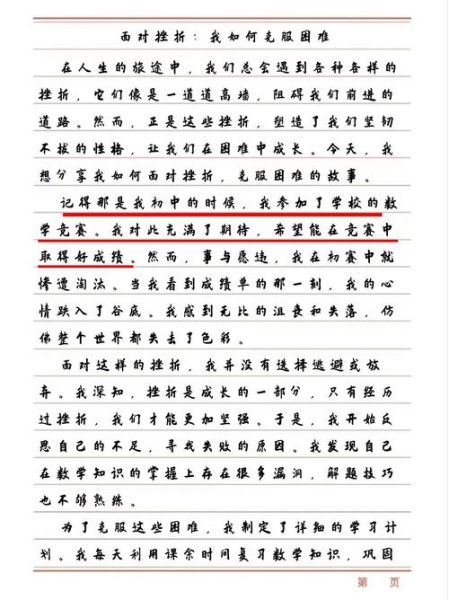 如何克服困难_作文600字写作技巧-第1张图片-星辰妙记