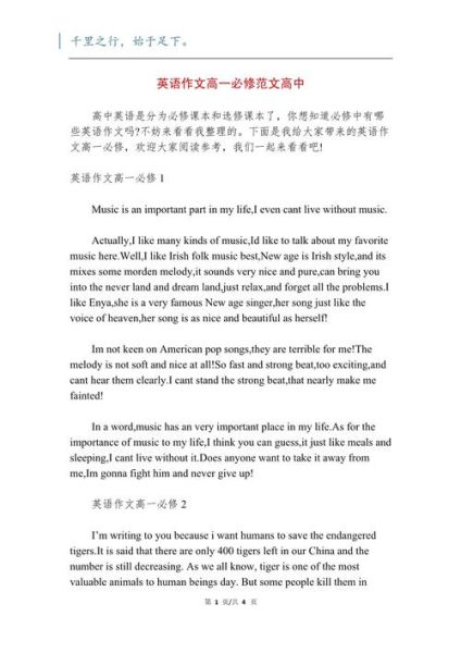 高一英语作文怎么写_如何提升英语写作水平-第2张图片-星辰妙记