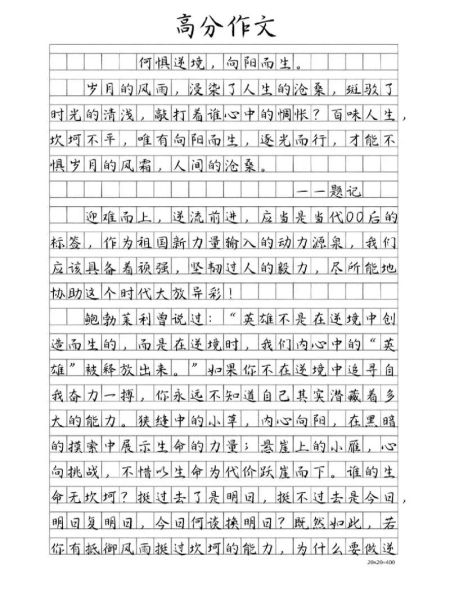 中考作文怎么写_中考作文600字如何拿高分-第2张图片-星辰妙记