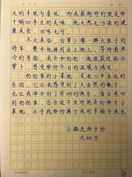 奶奶的菜园作文怎么写_如何描写奶奶的菜园-第1张图片-星辰妙记