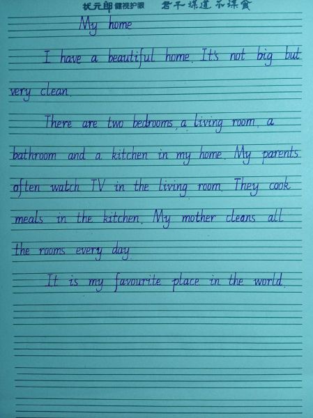 四年级英语作文怎么写_四年级下册英语作文范例-第3张图片-星辰妙记