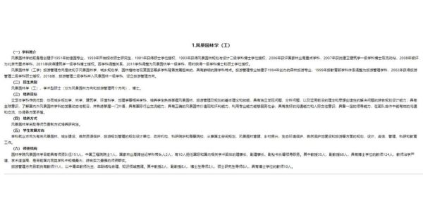 北京林业大学园林学院怎么样_就业前景如何-第1张图片-星辰妙记