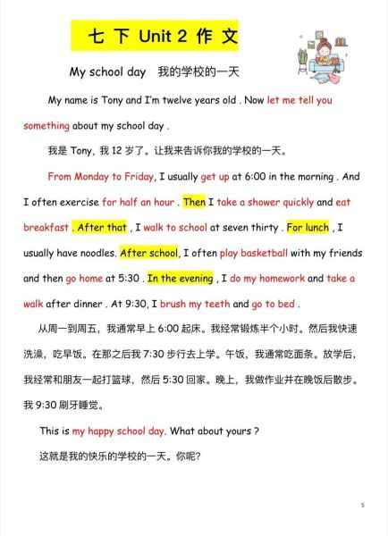 七年级下册英语作文怎么写_七下英语作文范文有哪些-第2张图片-星辰妙记