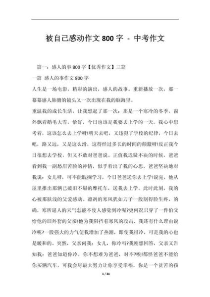 中考作文怎么写_中考作文800字范文-第2张图片-星辰妙记