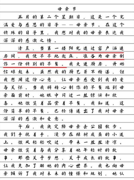 母亲作文怎么写_如何描写母亲的细节-第3张图片-星辰妙记