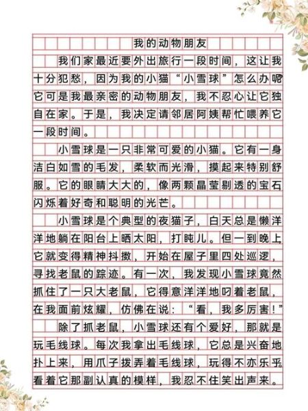 我的动物朋友作文怎么写_写动物作文的万能开头-第1张图片-星辰妙记 我的动物朋友作文怎么写_写动物作文的万能开头-第1张图片-星辰妙记
