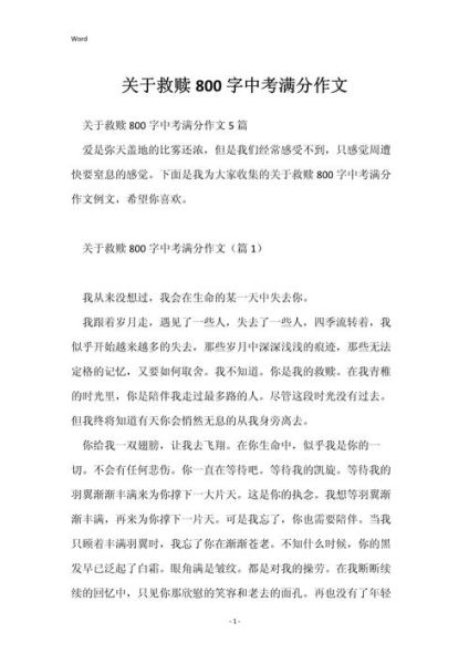 中考满分作文800字怎么写_中考作文如何拿满分-第2张图片-星辰妙记