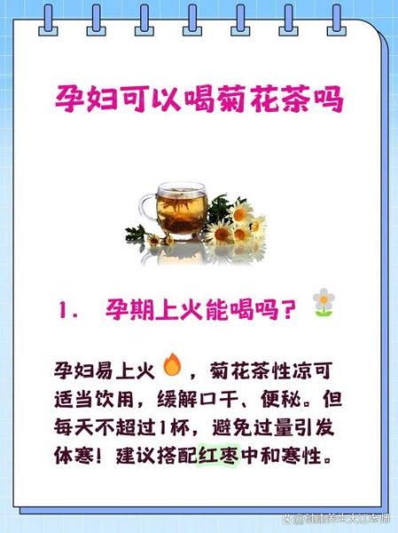 菊花孕妇能泡水喝吗_孕妇喝菊花茶禁忌-第2张图片-星辰妙记