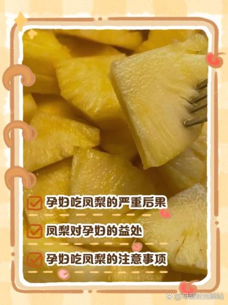 孕妇可以吃菠萝吗_孕早期吃菠萝安全吗-第1张图片-星辰妙记