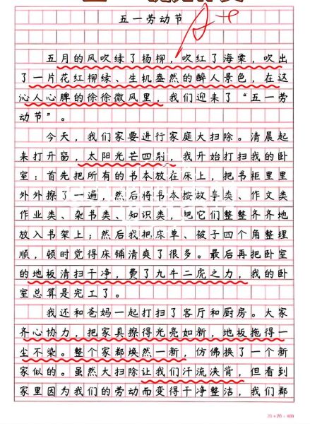 劳动节作文怎么写_劳动节作文素材有哪些-第2张图片-星辰妙记