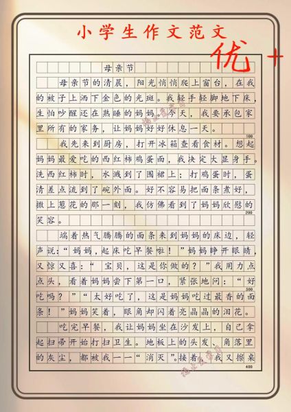 母亲节作文怎么写_母亲节作文素材有哪些-第1张图片-星辰妙记