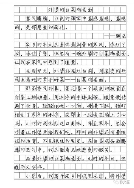 中考作文怎么写_优秀范文600字如何扩展-第2张图片-星辰妙记