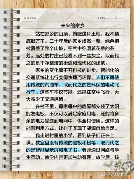 未来的家乡会变成什么样_小学生作文怎么写-第1张图片-星辰妙记
