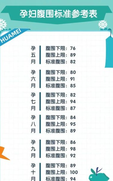 19周孕妇肚子有多大_正常腹围对照表-第1张图片-星辰妙记