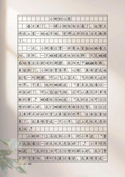 小树的心思是什么_如何写出满分作文-第1张图片-星辰妙记 小树的心思是什么_如何写出满分作文-第1张图片-星辰妙记