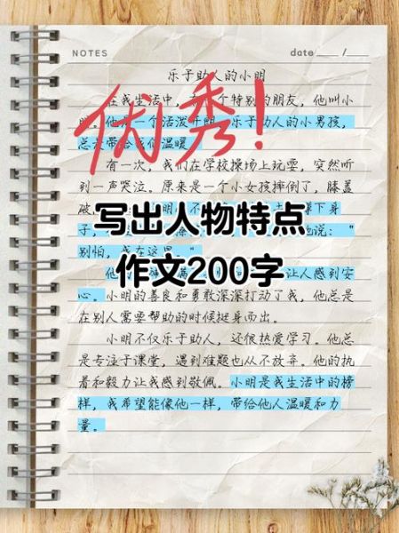 写人作文200字怎么写_如何突出人物特点-第1张图片-星辰妙记 写人作文200字怎么写_如何突出人物特点-第1张图片-星辰妙记