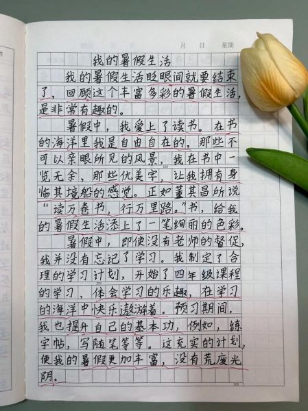 暑假生活作文怎么写_500字作文如何扩展-第3张图片-星辰妙记