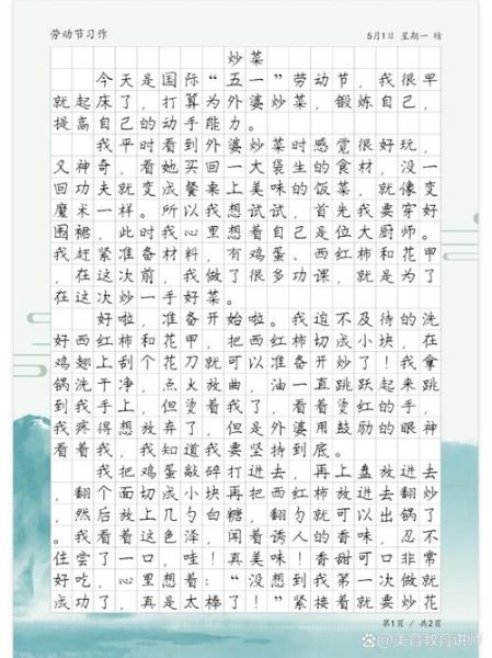 学做饭作文怎么写_如何写出学做饭的真情实感-第3张图片-星辰妙记