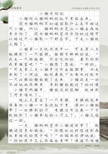 童话故事怎么写_童话故事作文技巧-第3张图片-星辰妙记