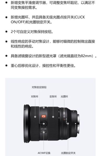 索尼镜头上的数字含义_如何看懂索尼镜头参数-第1张图片-星辰妙记